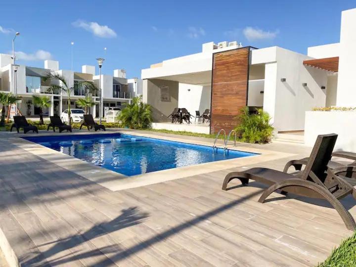 Villa Elegante Y Preciosa Casa Con Excelente Ubicacion Cancún Exterior foto